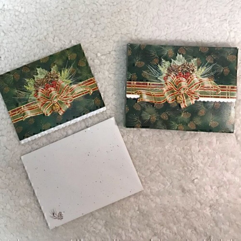 Carol Wilson Fine Arts Embossed, Blank Holiday Notecards